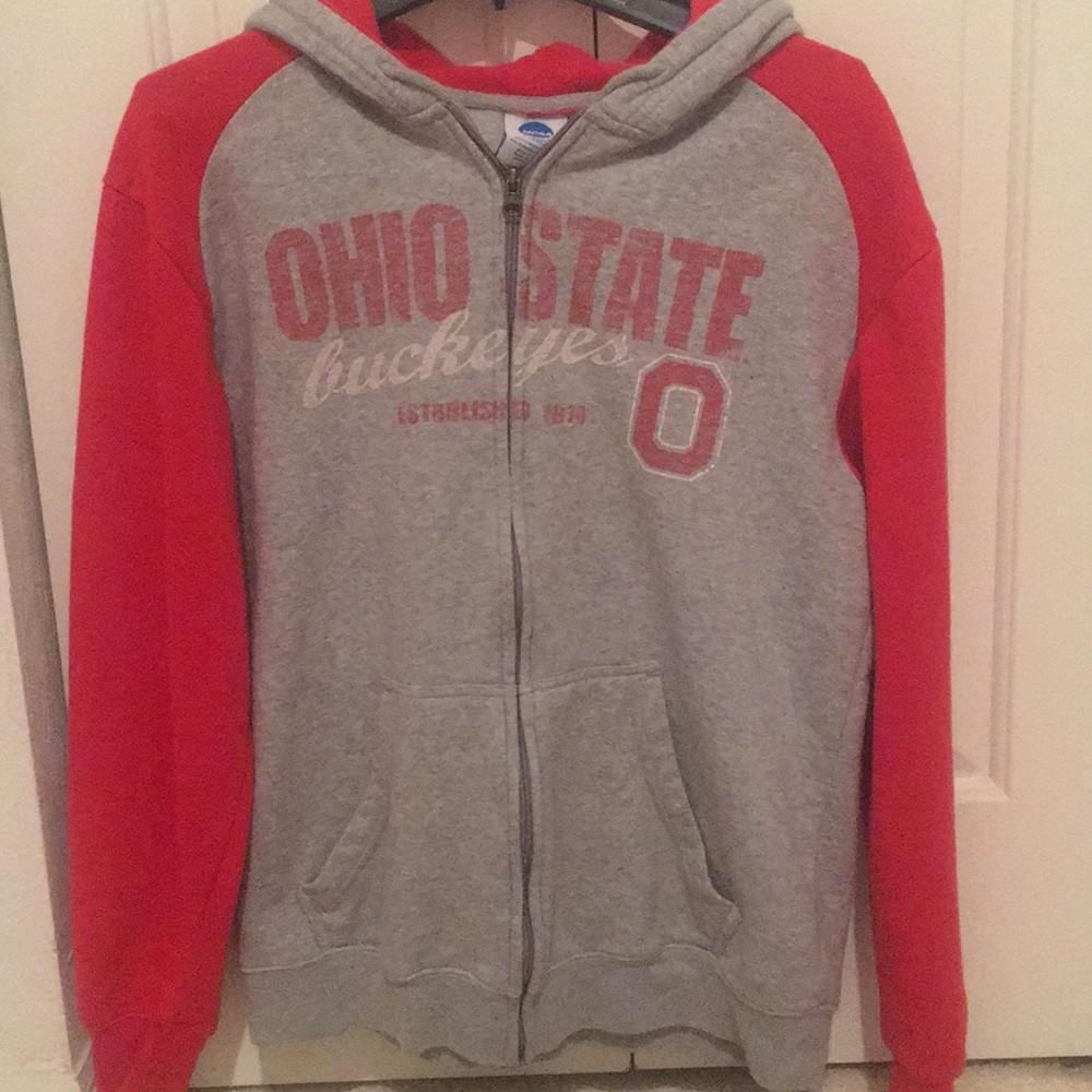 Ohio State zip up hooded jacket